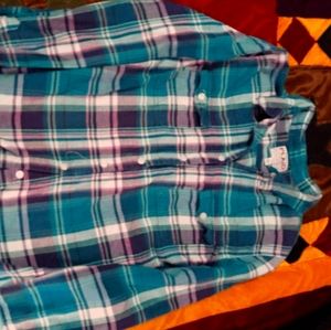 Old Navy long sleeve plaid shirt